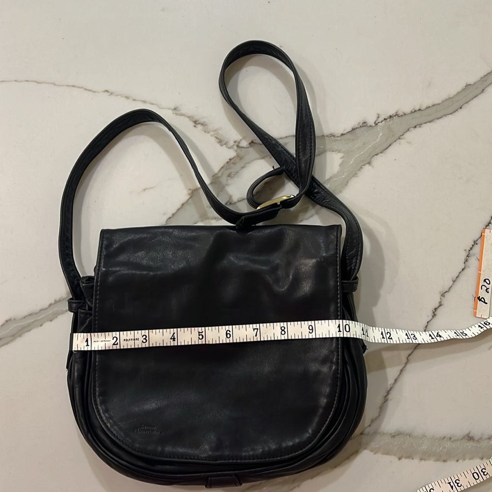 Stone Mountain Black Leather Purse - Picture 2 of 8